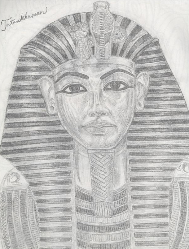 Маска фараона рисунок 5. Маска фараона Тутанхамона рисунок. Фараон Египта Тутанхамон изо 5 класс. Тутанхамон фараон древнего Египта рисунок. Фараон Египта Тутанхамон эскиз.