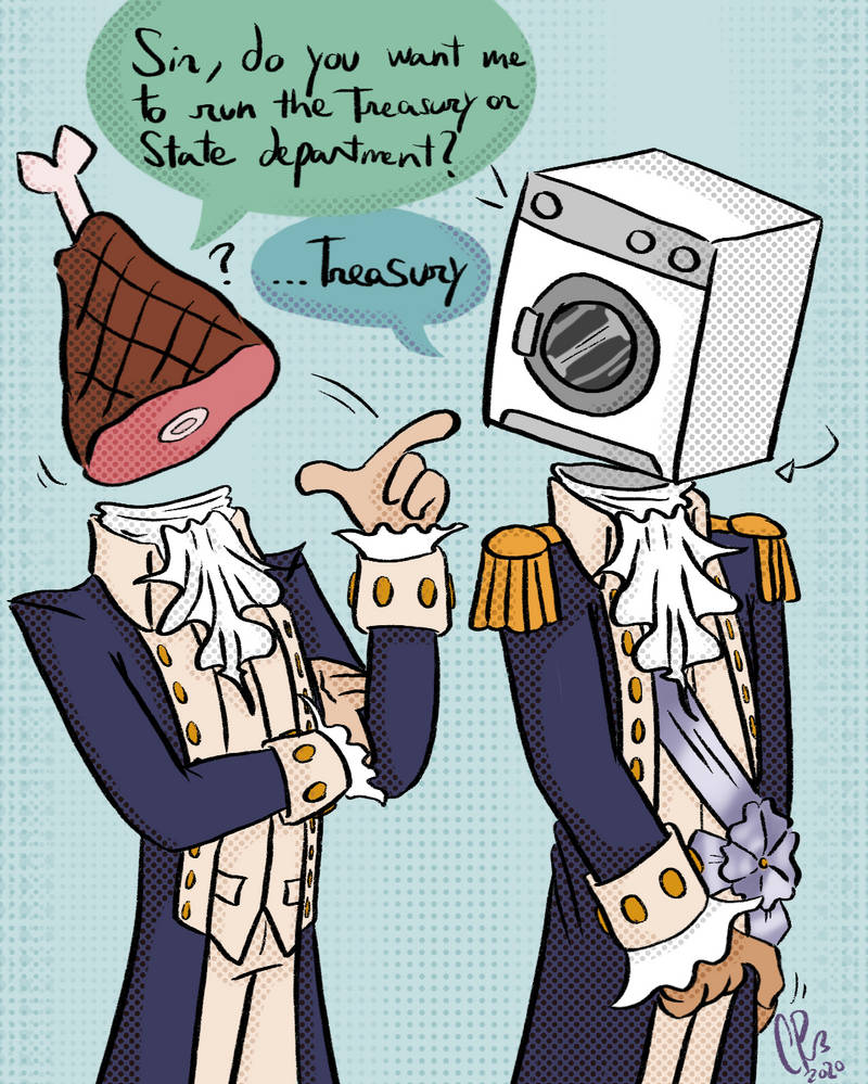 Alexander Ham and George Washingmachine by Yabss on DeviantArt
