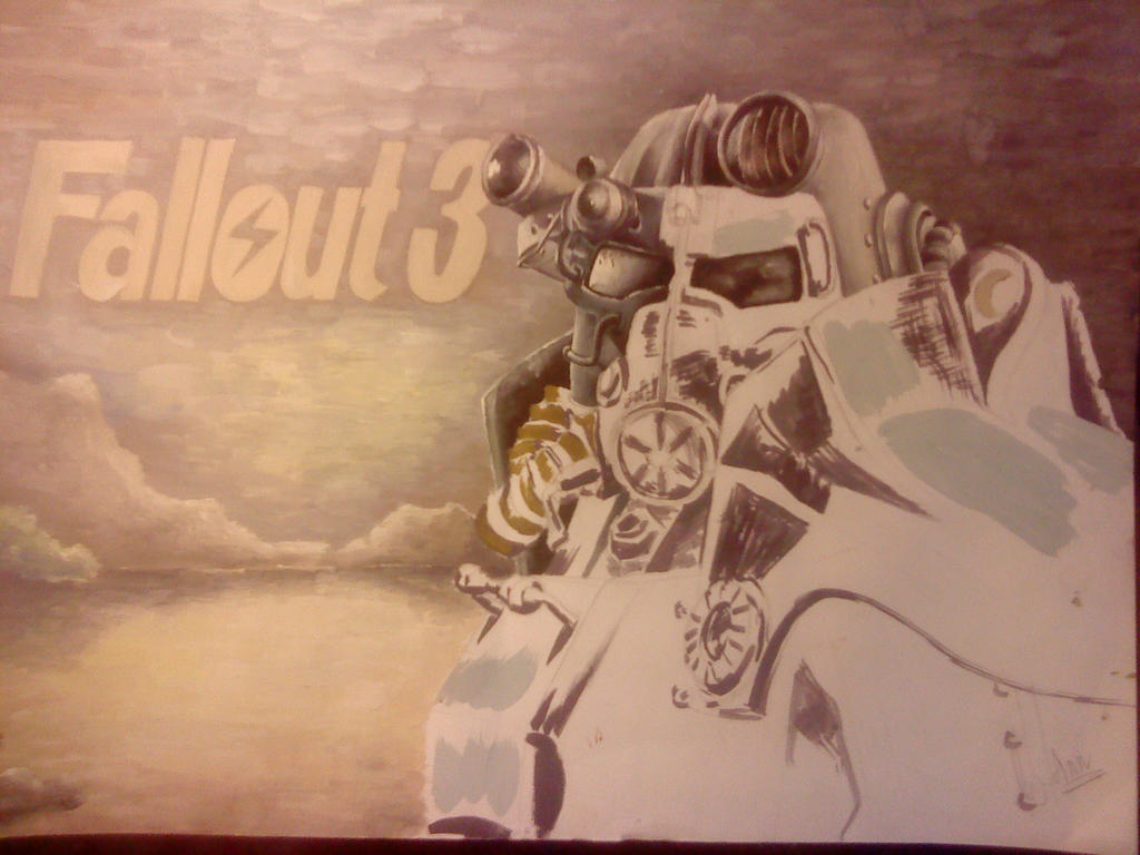 Fallout 3 Deviantart Fallout 3 art, unfinished by DeadScarecrow on DeviantArt