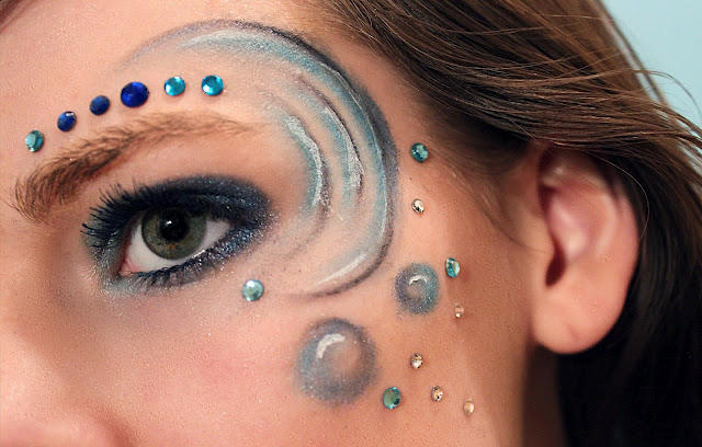 The four elements Water makeup by Jaqalynn