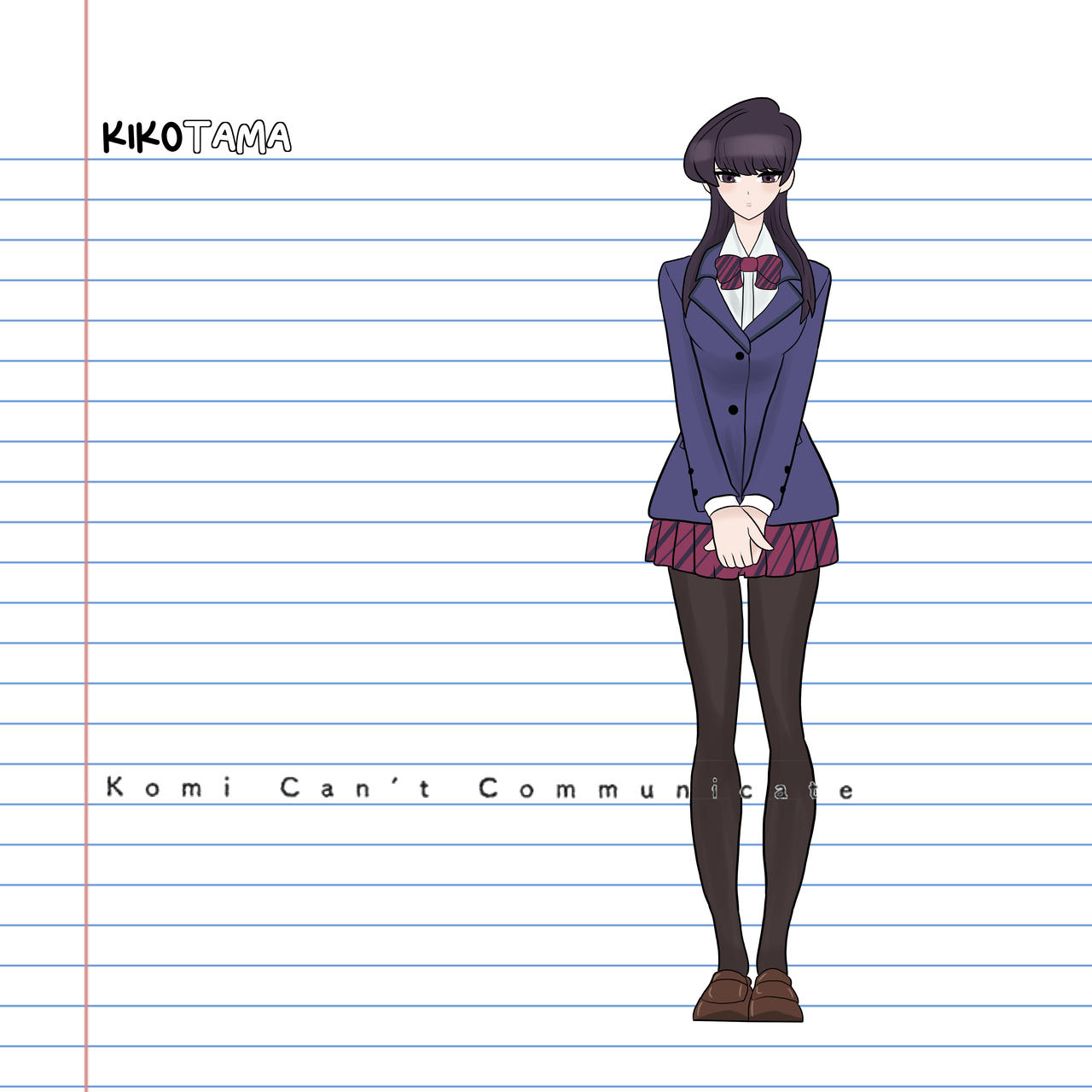 Komi Can t Communicate By Kik95art On DeviantArt komi-can-t-communicate-by-kik95art-on-deviantart