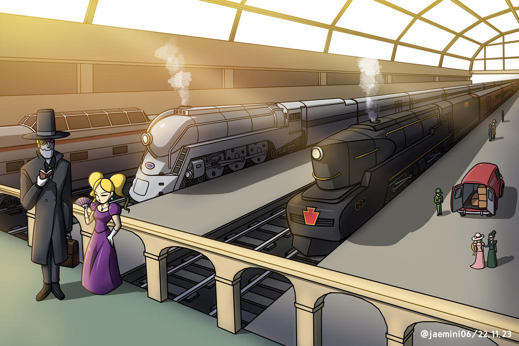 Train Station by JaeminL on DeviantArt