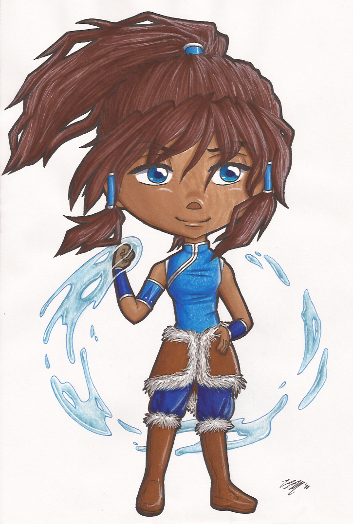 Korra standard chibi