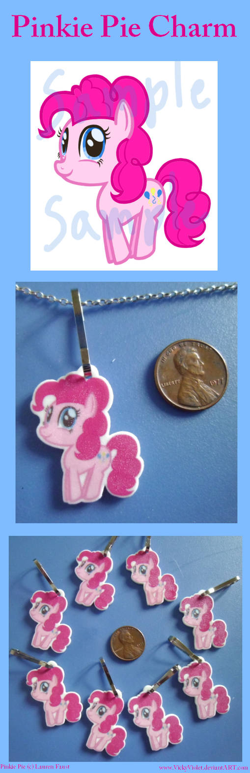 Pinkie Pie Charm by VickyViolet