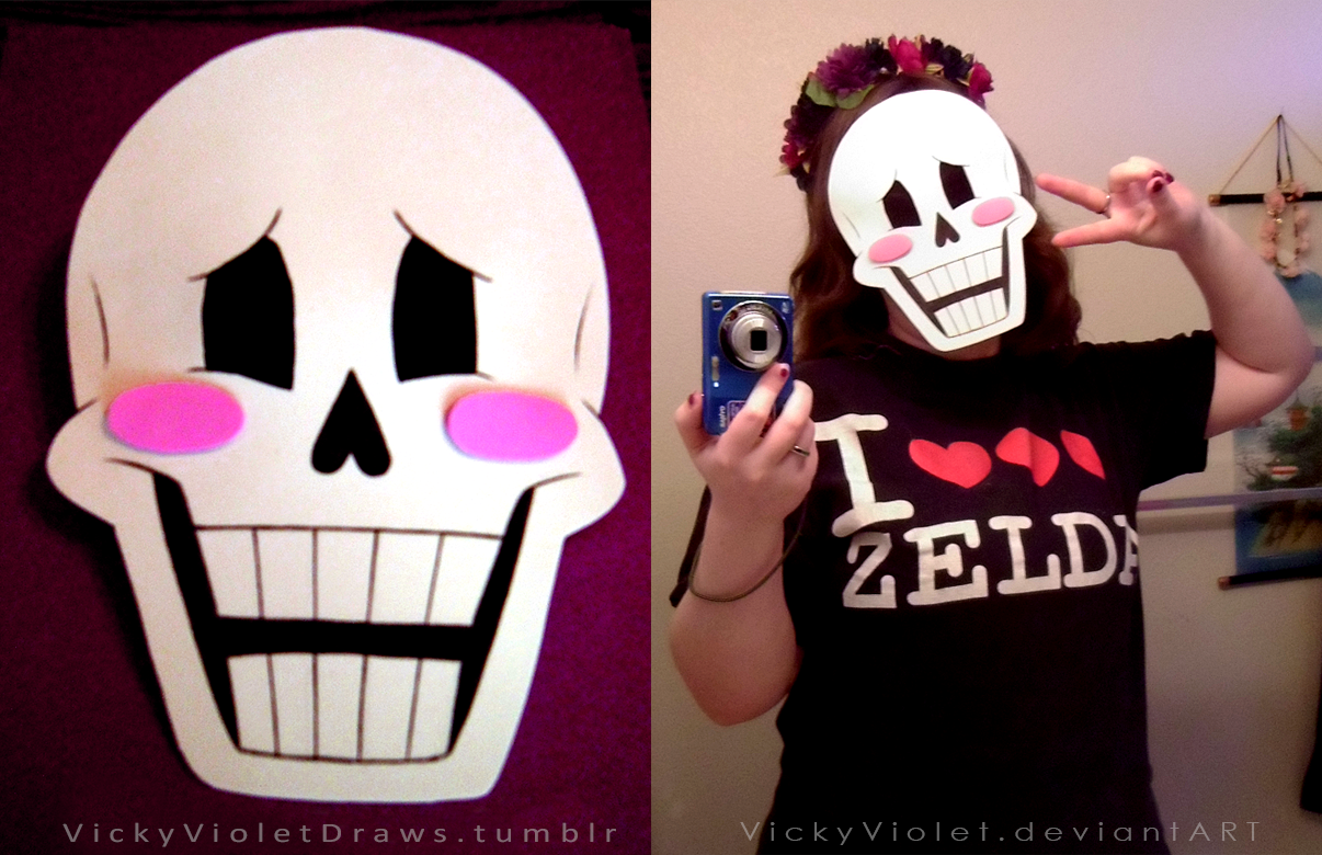 Kawaii Papyrus Mask By Vickyviolet On Deviantart Kawaii Papyrus Mask By Vickyviolet On Deviantart