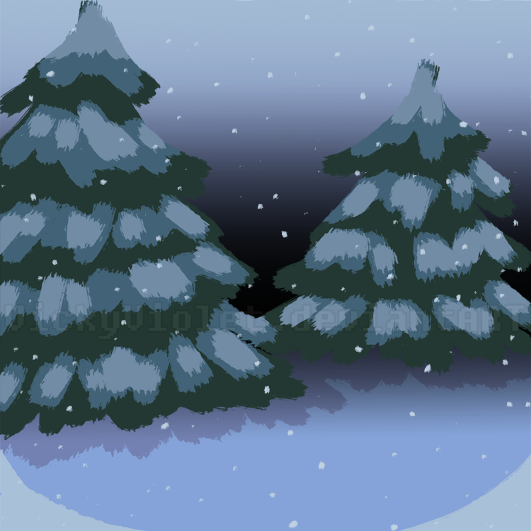 Snowdin Forest By Vickyviolet On Deviantart Snowdin Forest By Vickyviolet On Deviantart