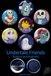 Undertale Friends Set by VickyViolet