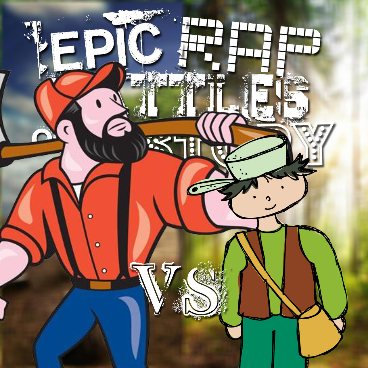 Deviantart Erb ERB: Paul Bunyan vs Johnny Appleseed by smashPUG64 on DeviantArt