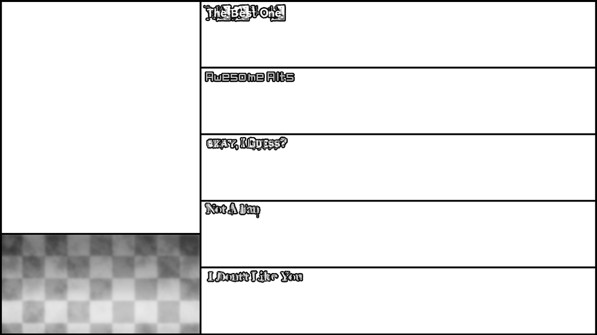 ERB Match-Up Tier List Template by smashPUG64 on DeviantArt
