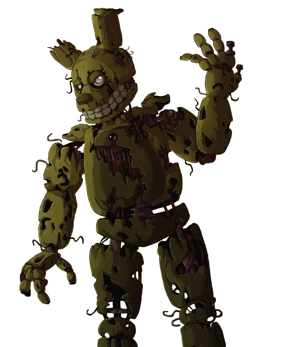 Springtrap V2 Springtrap Render V2 by smashPUG64 on DeviantArt