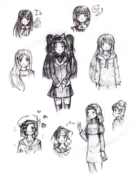 Anime sketchs