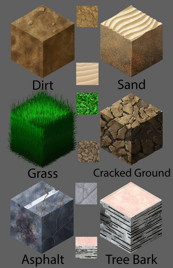 Cube Ground CUBE: Ground and Foliage Studies by Cyn009 on DeviantArt