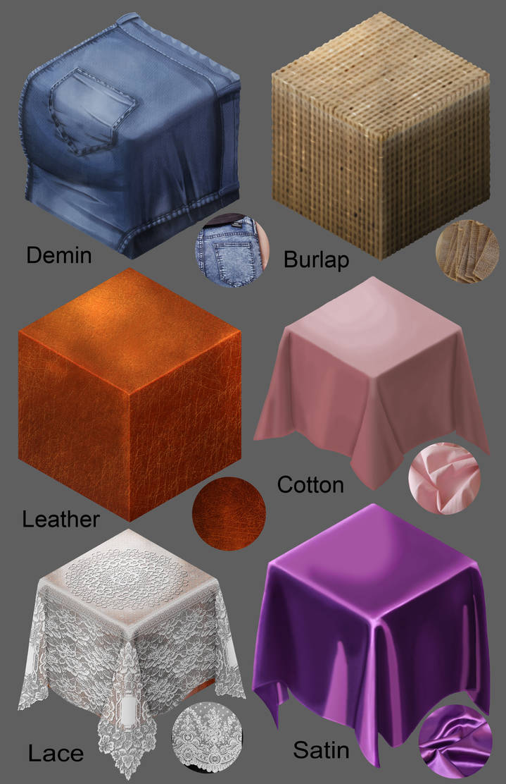 Fabric Cube Rendering CUBE: Fabric Studies by Cyn009 on DeviantArt