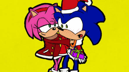 Sonic's Christmas picture late