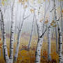The Birches  ~ Acrylic on Canvas