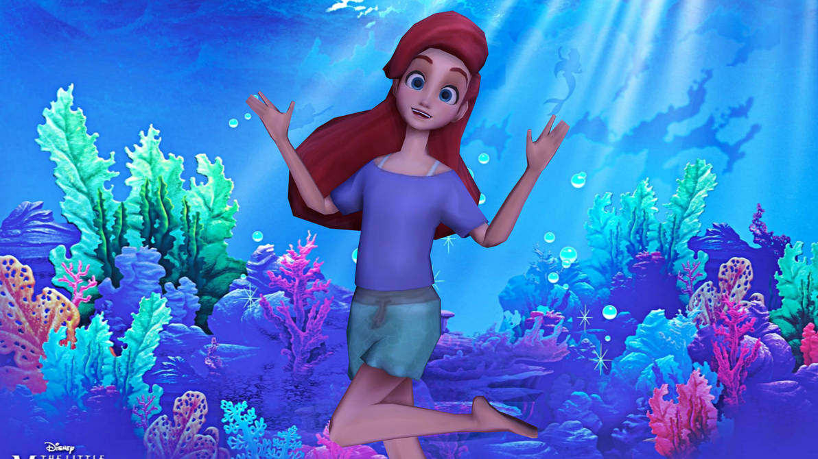 Wreck It Ralph 2 Ariel WIP by Dinseyloid on DeviantArt