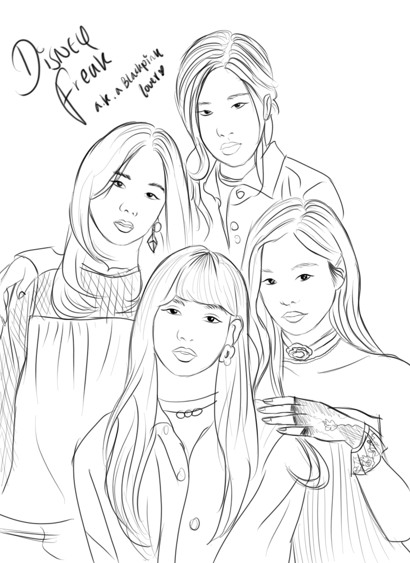 BlackPink | Coloring Page by DisneyFreakYouTube on DeviantArt