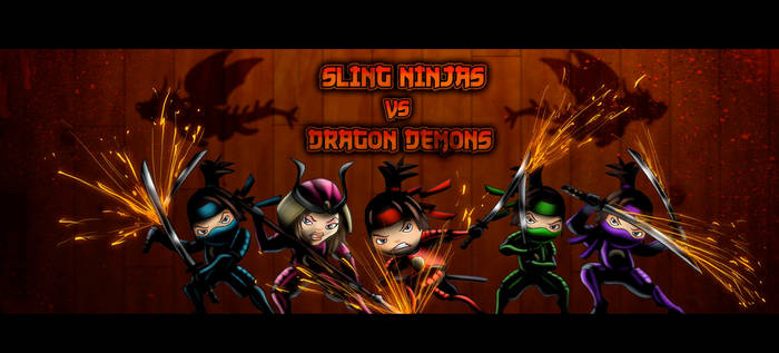 Sling Ninjas vs Dragon Demons