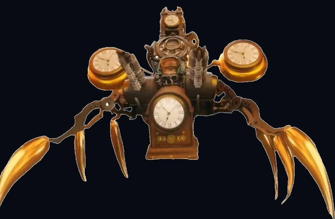 Striker spider clock mecha by Yugimon488 on DeviantArt