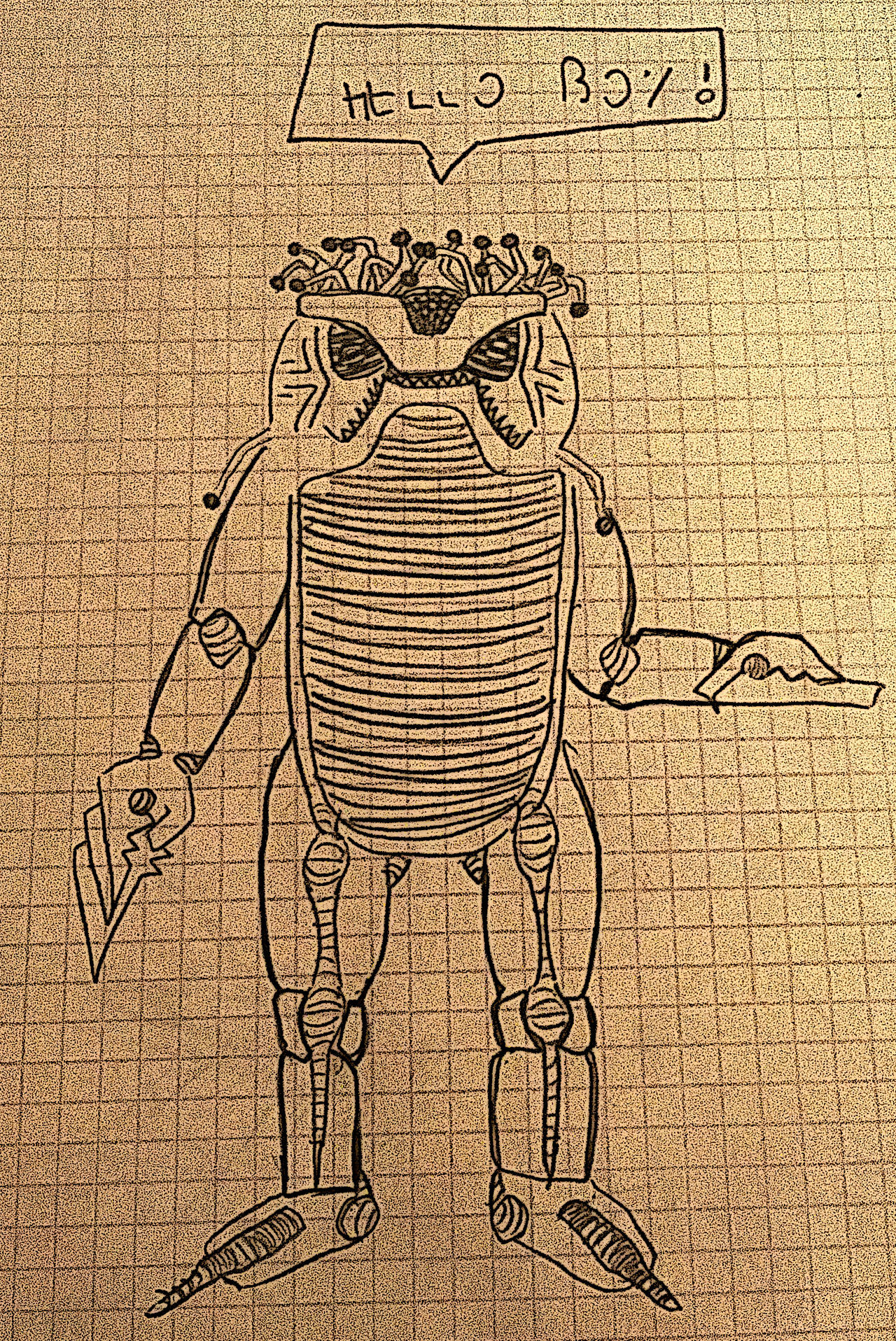 Alien Bug by lartnestpasdemain on DeviantArt