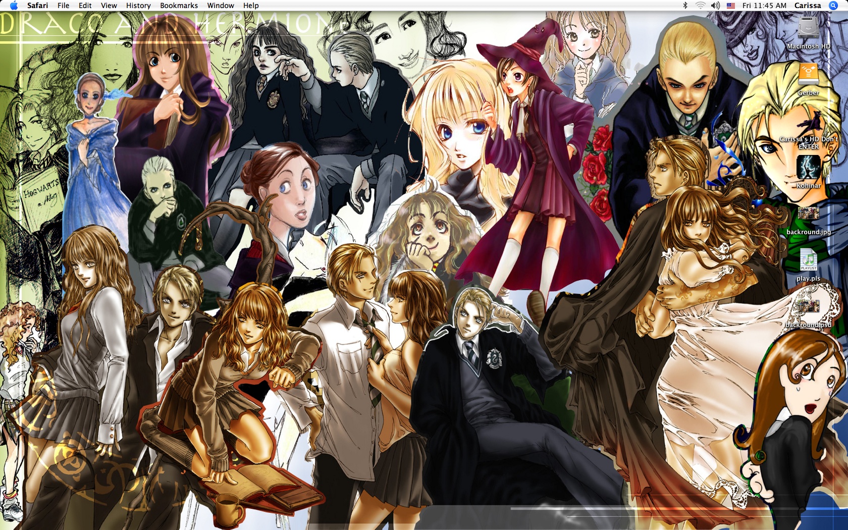 Draco and Hermione Collage