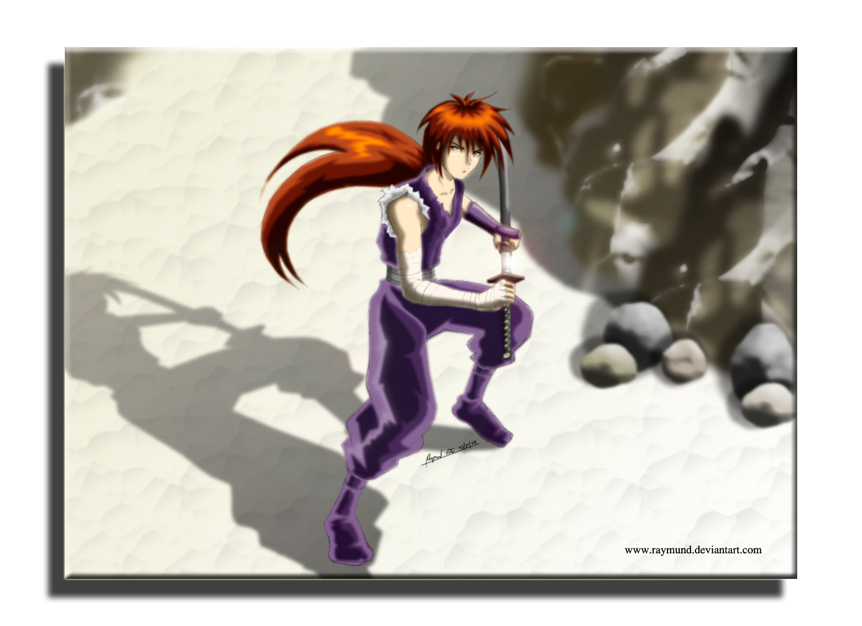 kenshin as a ninja.. :p