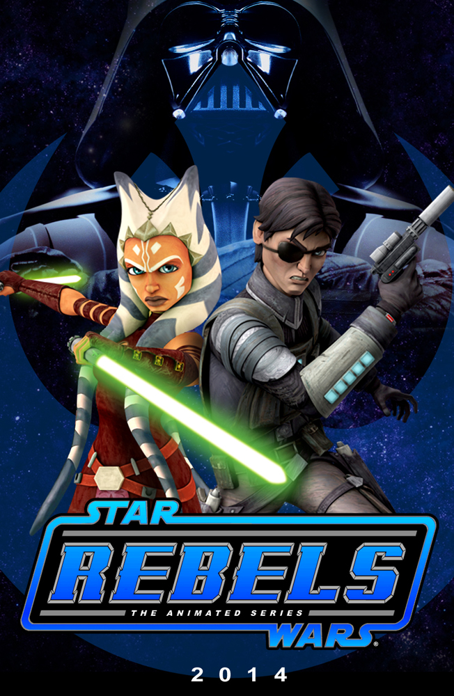 Ahsoka and Lux (Star Wars Rebels Concept Poster)