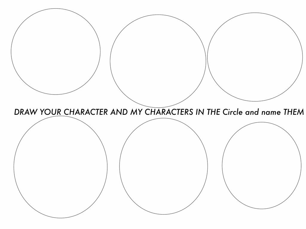 Character Incircle DRAW YOUR CHARACTER AND MY CHARACTER IN THE CIRCLE by uj8th658 on ...