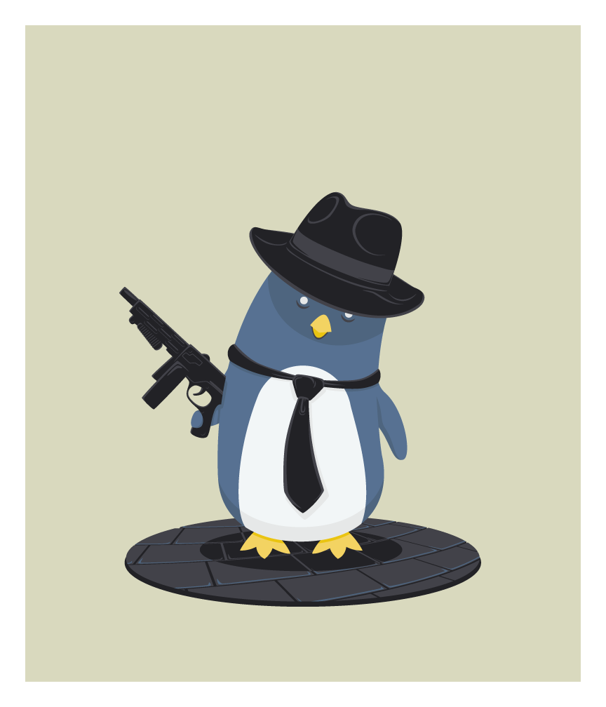 Mobster Penguin