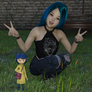 Danesmee Gothic Attitude blue Hair