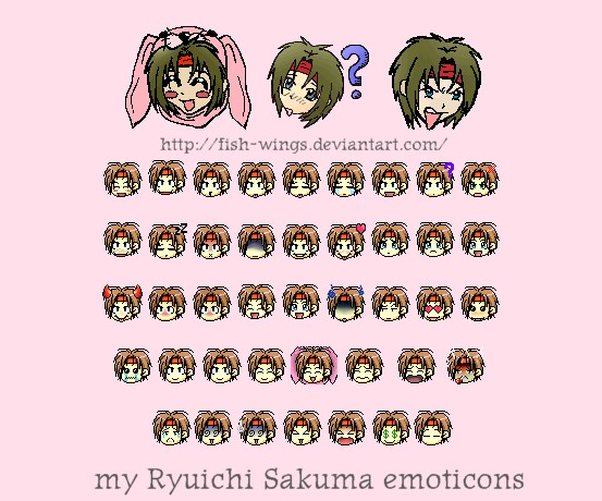 Gravitation emoticons