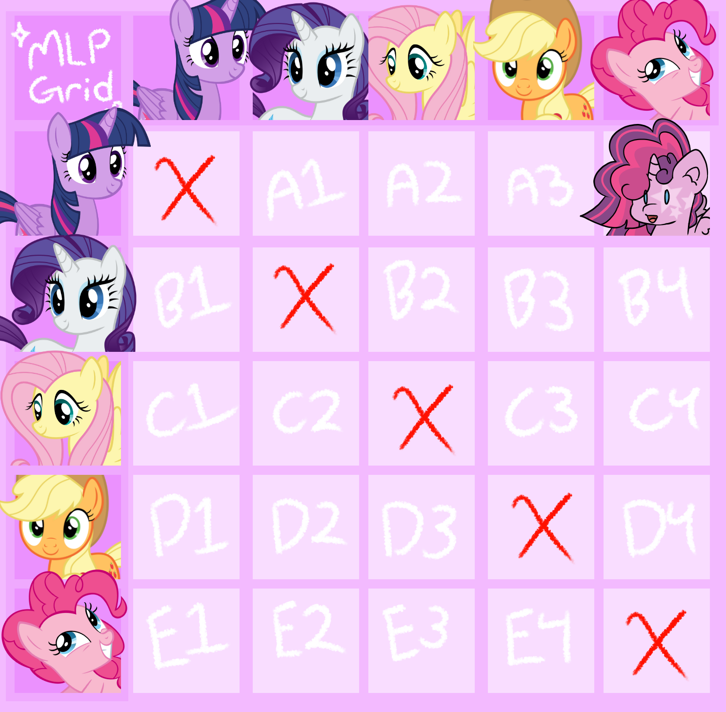 Mlp Grid 2 // 17/20 OPEN by xFacade-LPx on DeviantArt