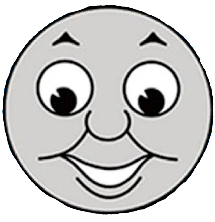 Thomas Cartoon Promo Face Vector by AvilMig on DeviantArt