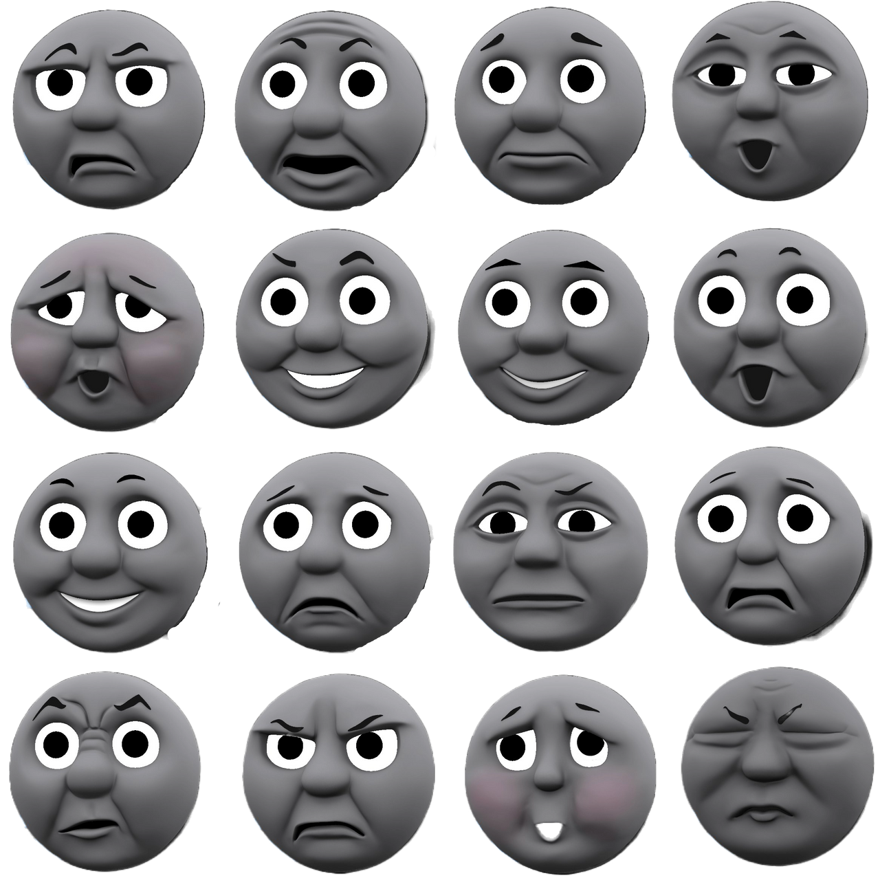 Thomas Face Set By AvilMig On DeviantArt