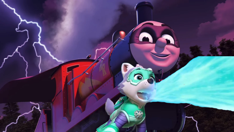 Rail Rocket Ricky The Rail Rocket And Mighty Everest by AvilMig on DeviantArt