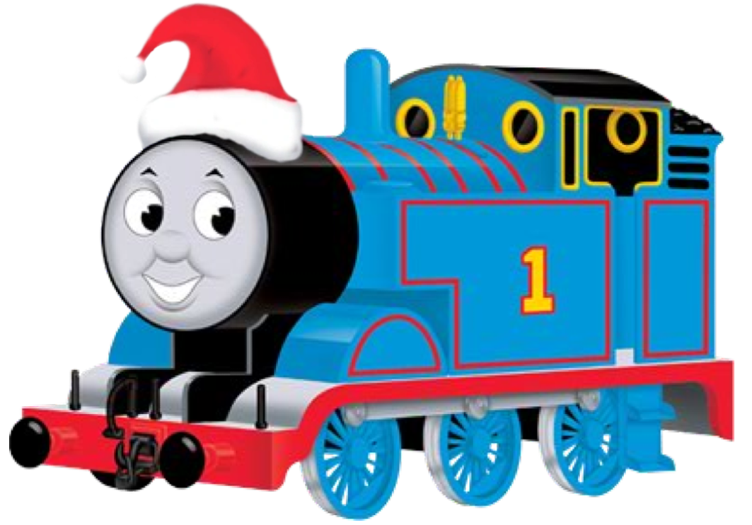 2D Thomas With Santa Hat Vector by AvilMig on DeviantArt