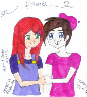 Friends: Annalise Alexander and Timmy Turner