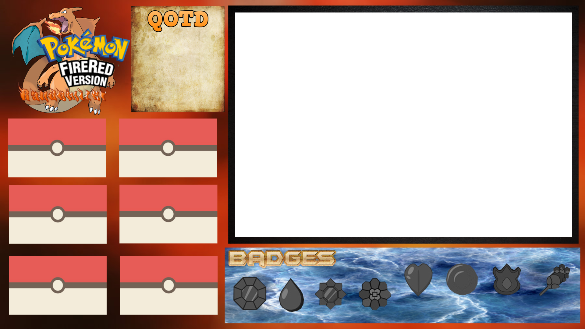 Pokemon FireRed Randomizer Nuzlocke Sidebar by codyfrisbee on DeviantArt