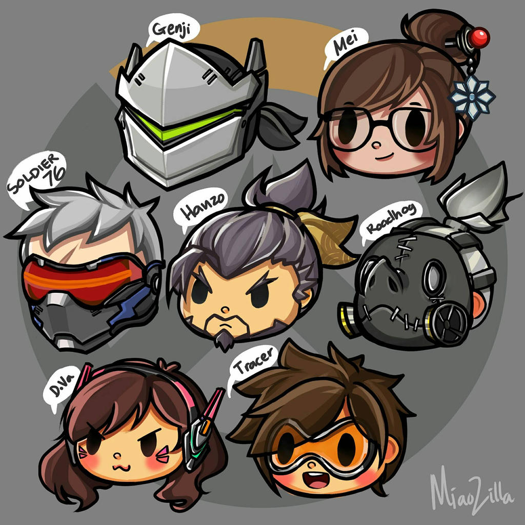 Overwatch Chibis! by MiaoZilla on DeviantArt