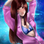 D.Va Fanart by Niicopatra