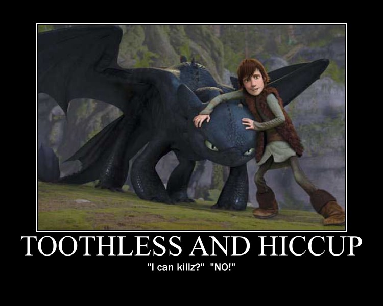 Toothless and Hiccup: Control