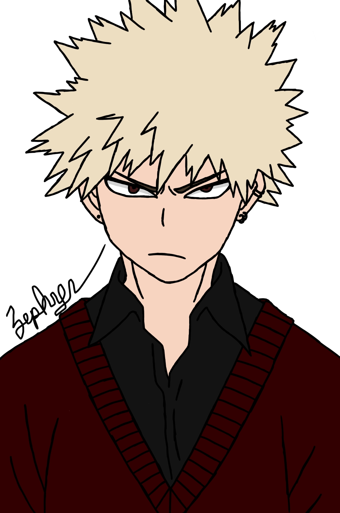 Emo Katsuki Bakugou By Enby Zephyr On Deviantart Emo Katsuki Bakugou By Enby Zephyr On Deviantart