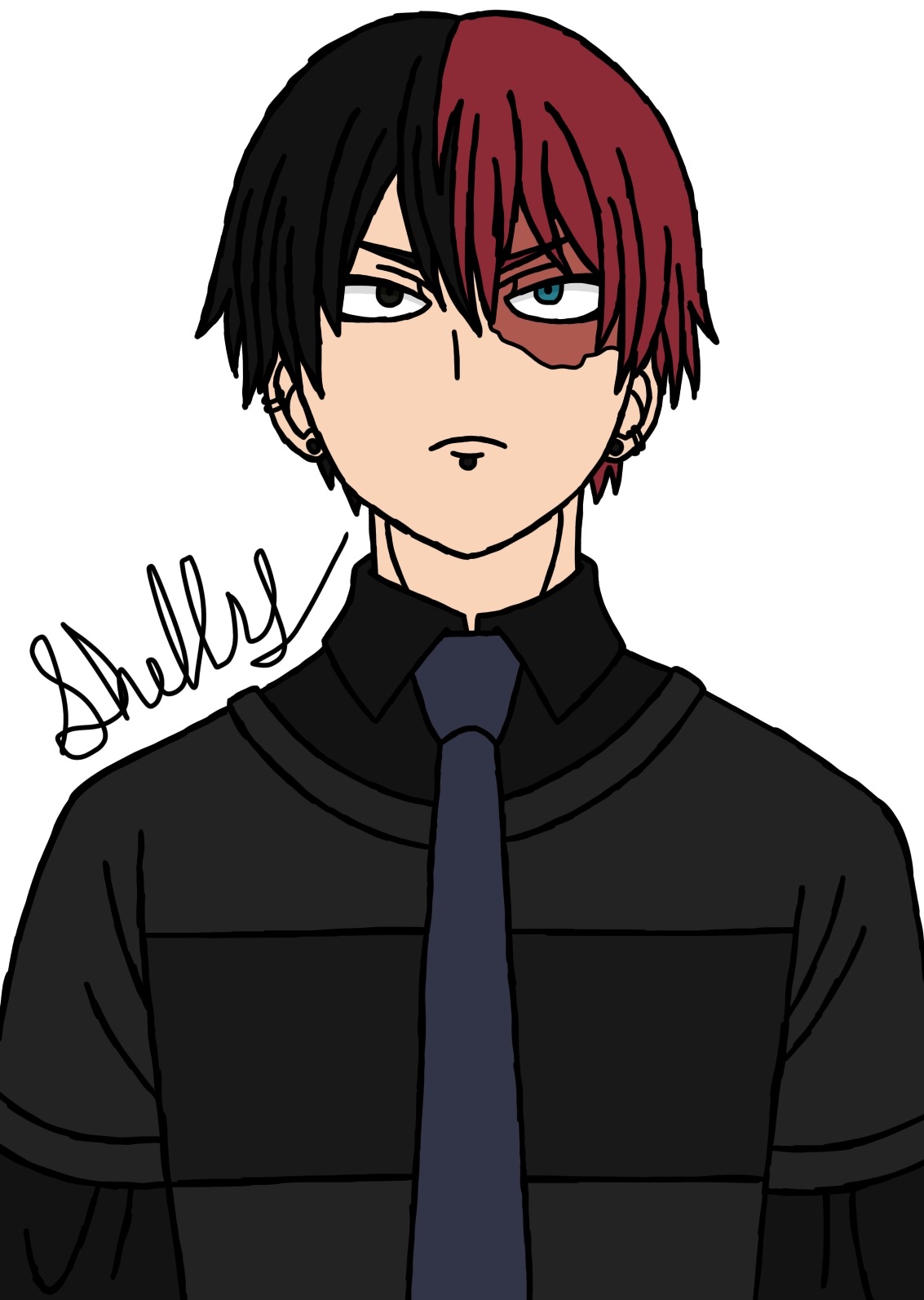 Emo Shoto Todoroki By Enby Zephyr On Deviantart Emo Shoto Todoroki By Enby Zephyr On Deviantart