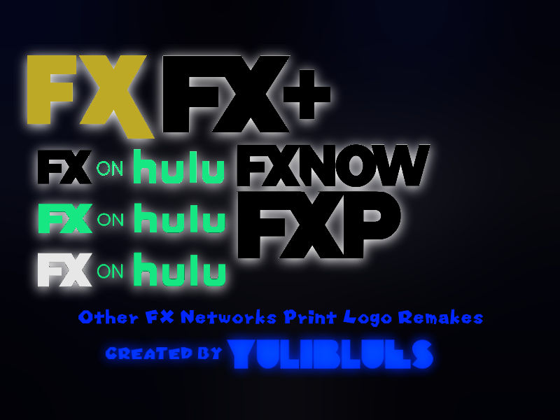 Fx Network Deviantart Other FX Networks Print Logo Remakes by Yuliblues on DeviantArt