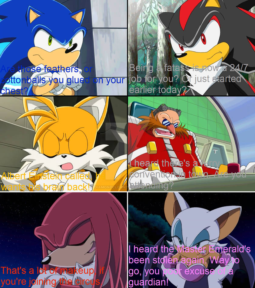 Sonic and Friends: Sonic Adventure 2 Roast Battle by DiamondClean21 on ...