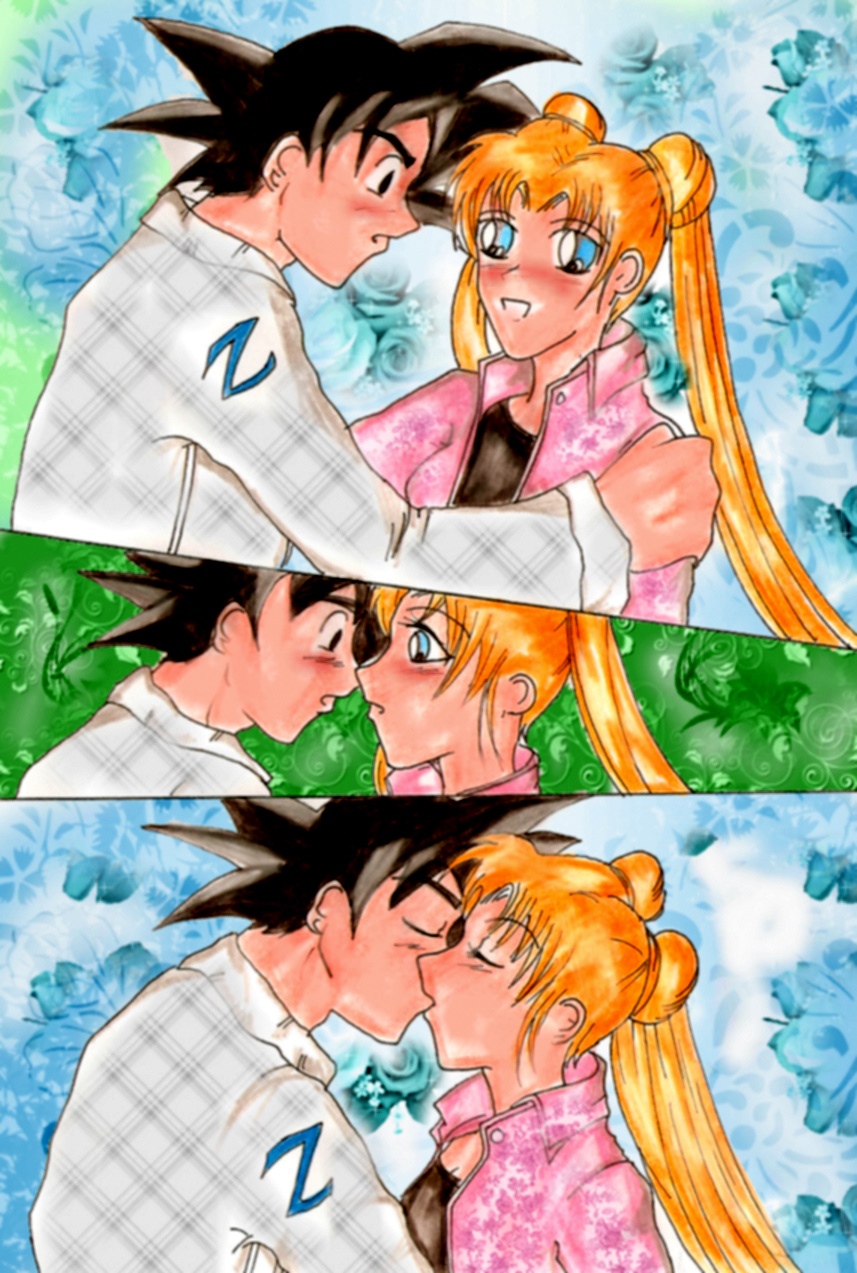 Goku and Serena 2 by Usagilovesgoku on DeviantArt