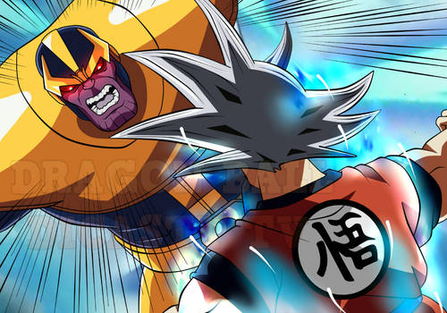  Thanos contra Goku Ultra Instinto by dicasty1 on DeviantArt