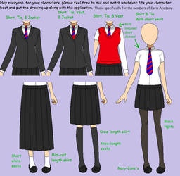 Eerie Academy Female Uniform