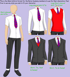 Eerie Academy Male Uniform