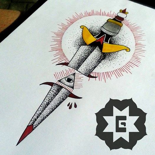 Dagger Tattoo Design by jgustavobrandao on DeviantArt